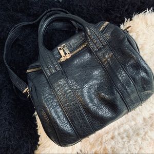 Vegan leather fairly used shoulder bag